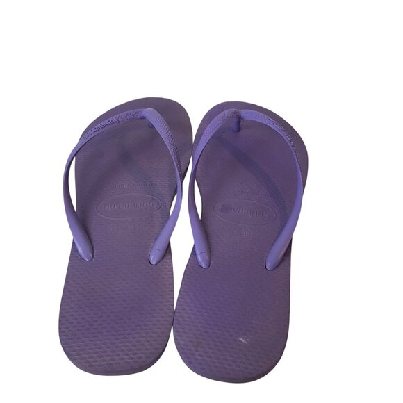 Havaianas Lilac Coloured Flip Flop Size USA 11/12W - Picture 4 of 6